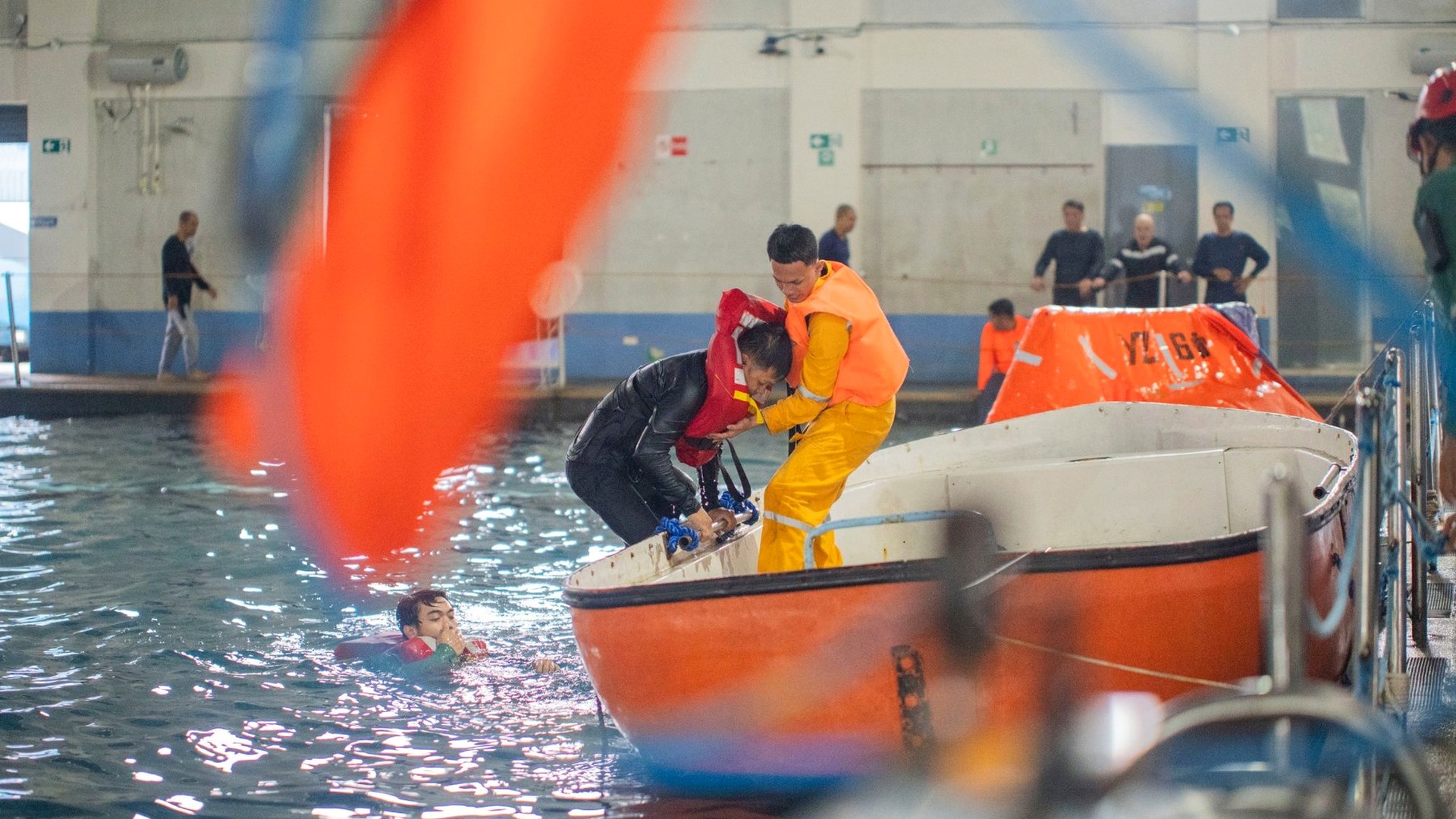 COMPASS Maritime survival practical training
