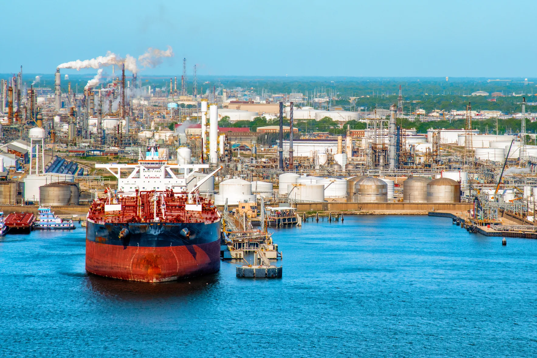 Vessel deck prepared for marine operations