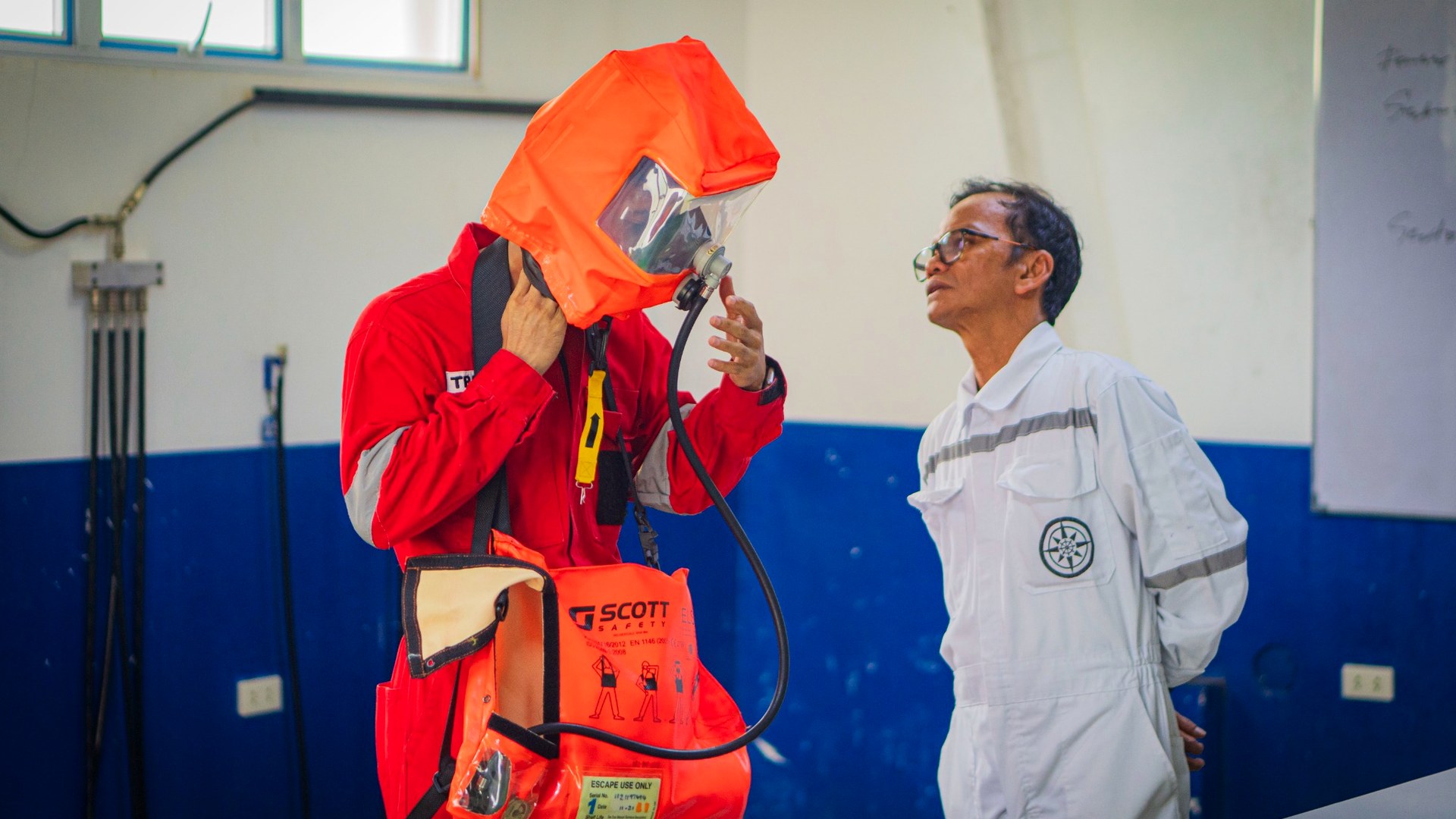 Breathing apparatus training for offshore readiness